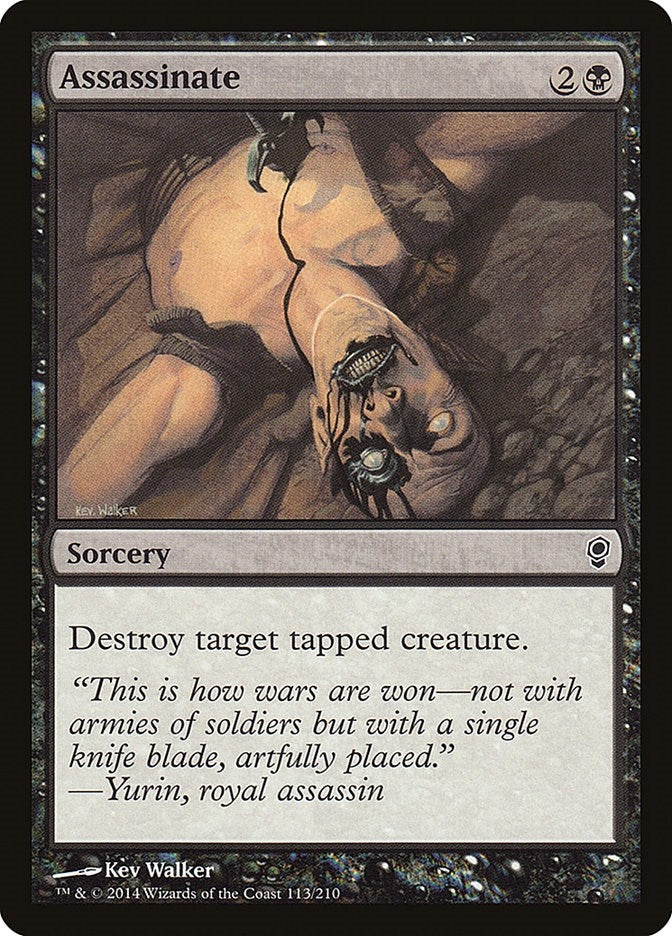 Image for Assassinate (113) (CNS) - Magic: The Gathering