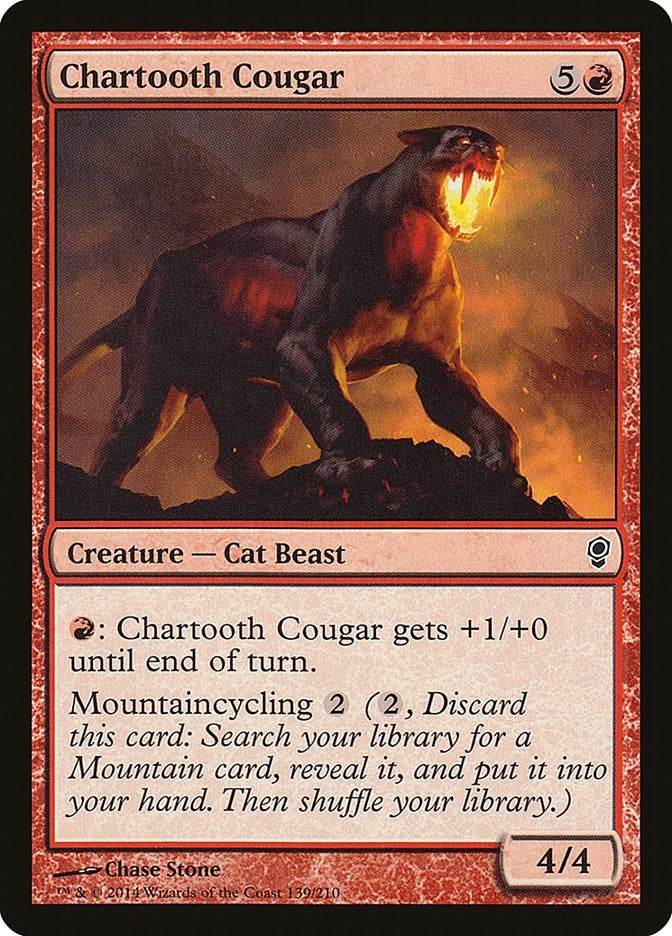 Image for Chartooth Cougar (139) (CNS) - Magic: The Gathering