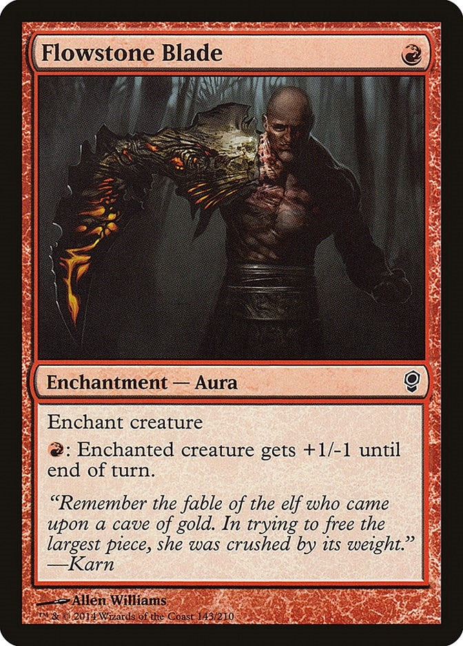 Image for Flowstone Blade (143) (CNS) - Magic: The Gathering