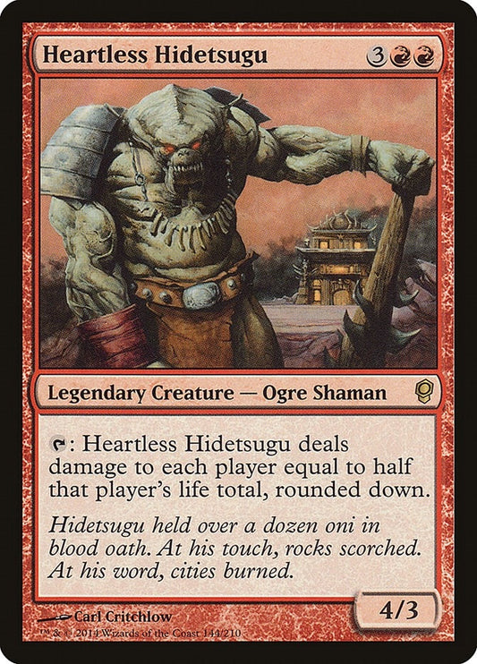 Image for Heartless Hidetsugu (144) (CNS) - Magic: The Gathering
