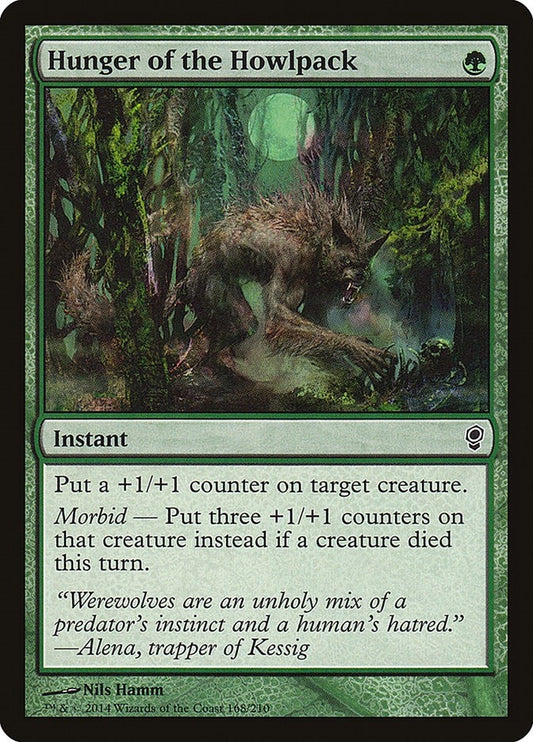 Image for Hunger of the Howlpack (168) (CNS) - Magic: The Gathering