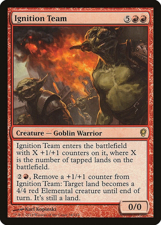 Image for Ignition Team (34) (CNS) - Magic: The Gathering