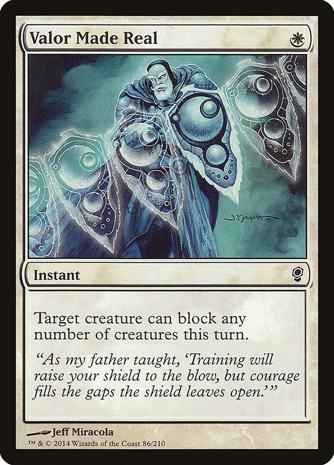Image for Valor Made Real (86) (CNS) - Magic: The Gathering