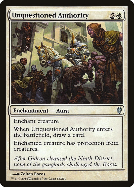 Image for Unquestioned Authority (85) (CNS) - Magic: The Gathering