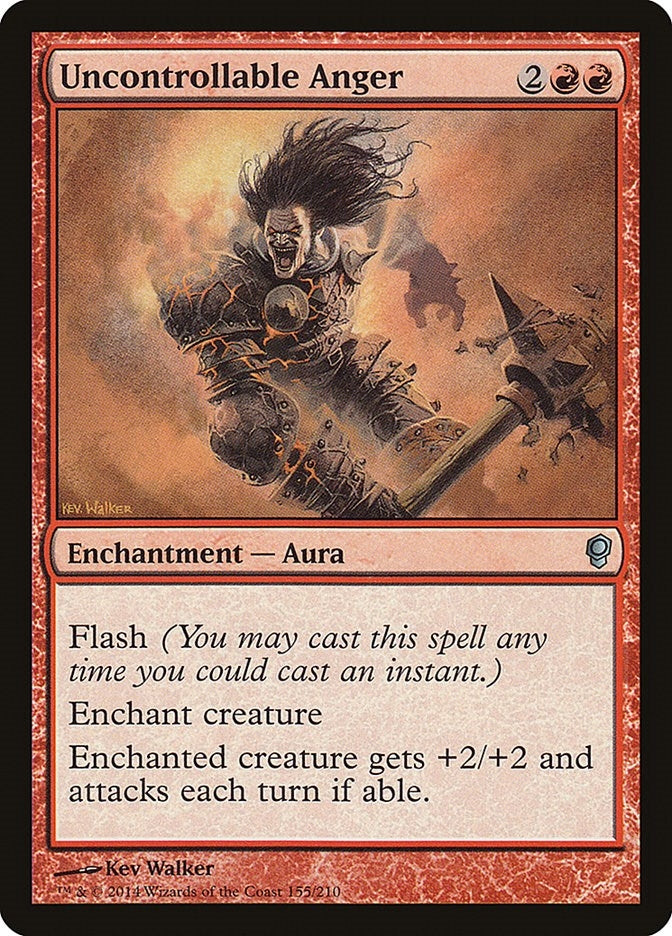 Image for Uncontrollable Anger (155) (CNS) - Magic: The Gathering