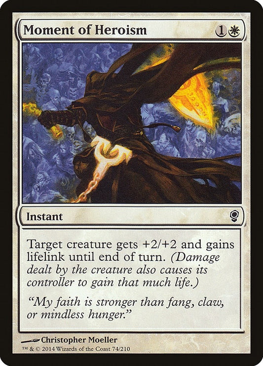 Image for Moment of Heroism (74) (CNS) - Magic: The Gathering