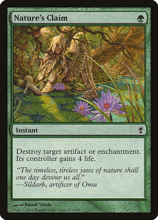 Image for Nature's Claim (171) (CNS) - Magic: The Gathering