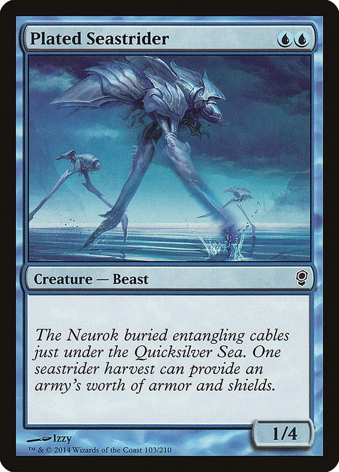 Image for Plated Seastrider (103) (CNS) - Magic: The Gathering