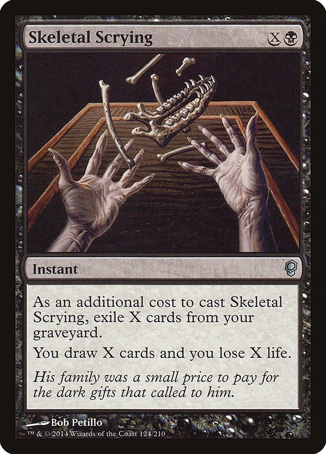 Image for Skeletal Scrying (124) (CNS) - Magic: The Gathering
