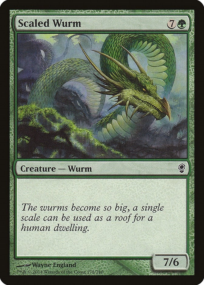 Image for Scaled Wurm (178) (CNS) - Magic: The Gathering