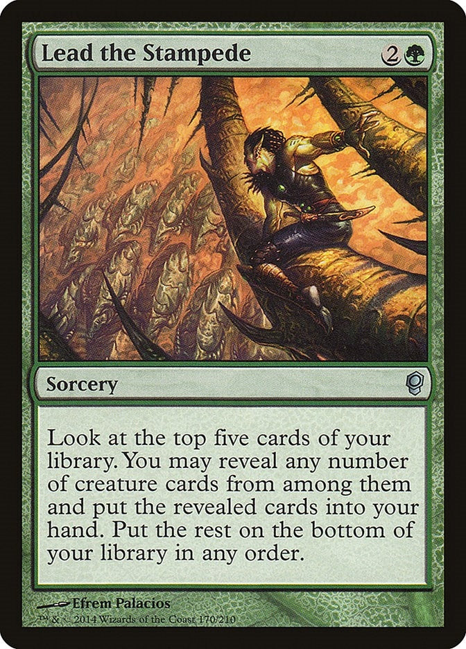 Image for Lead the Stampede (170) (CNS) - Magic: The Gathering