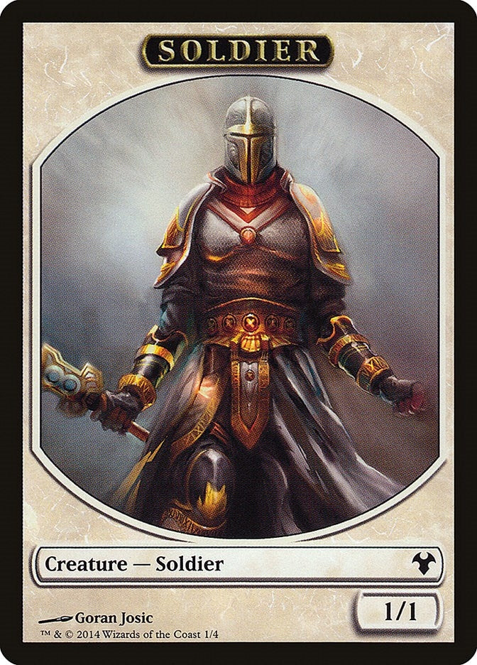 Image for Soldier // Spirit Double-Sided Token (1 // 2) (MD1) - Magic: The Gathering