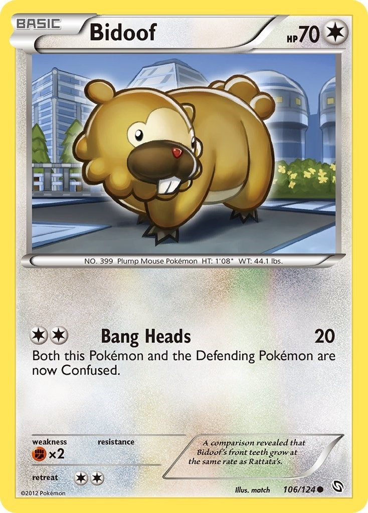 Bidoof (106/124) (DRX)
