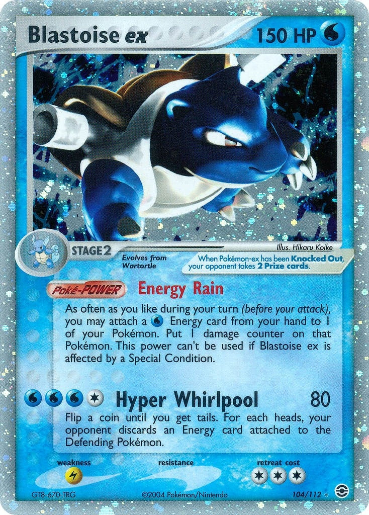 Blastoise ex (104/112) (RG)
