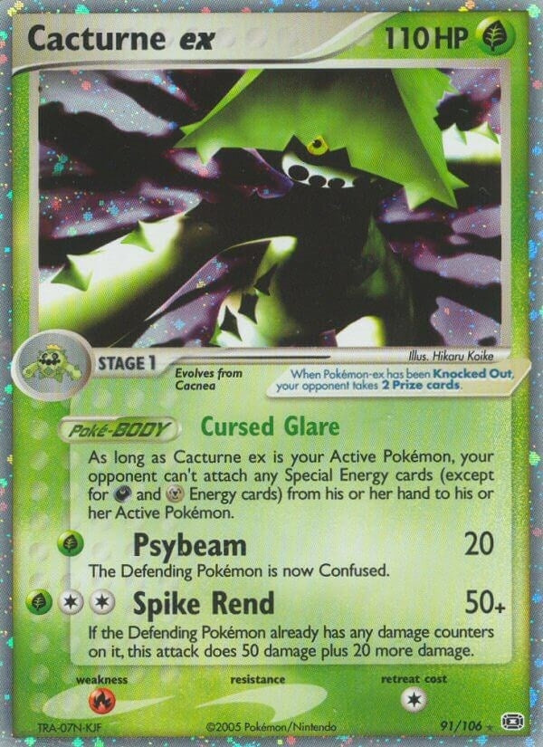 Cacturne ex (91/106) (EM)