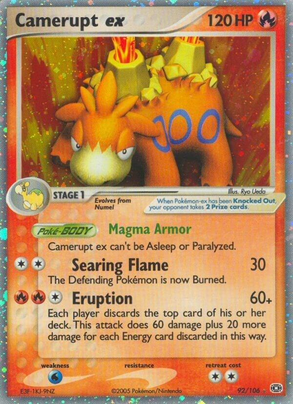 Camerupt ex (92/106) (EM)
