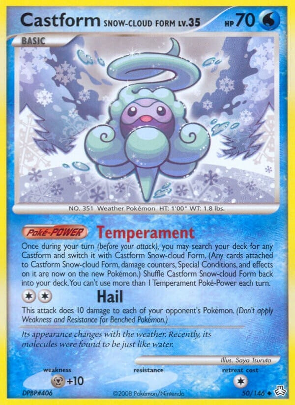 Castform Snow-Cloud Form (50/146) (LA)