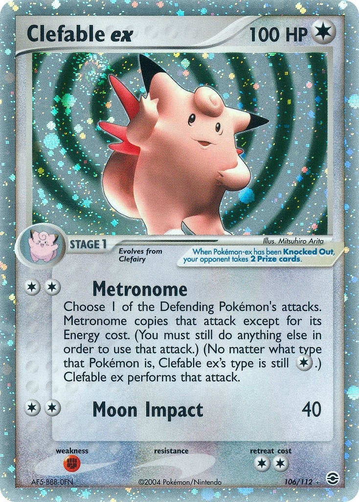 Clefable ex (106/112) (RG)