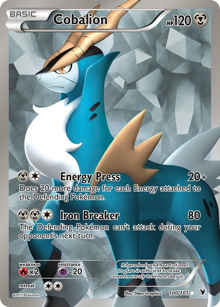 Cobalion (100 Full Art) (100/101) (NVI)
