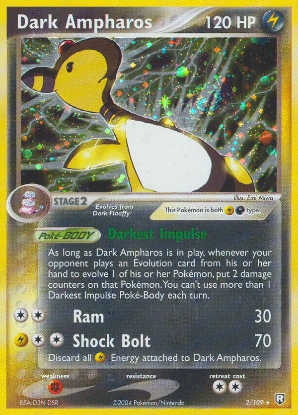 Dark Ampharos (2/109) (RR)