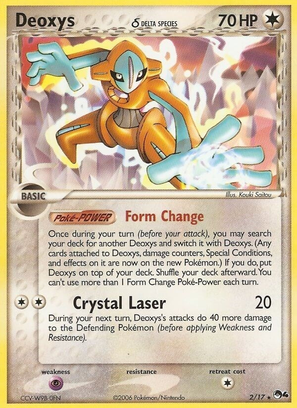 Deoxys (Delta Species) (002/017) (POP)