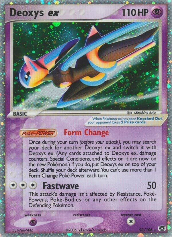 Deoxys ex (Speed Forme) (93/106) (EM)