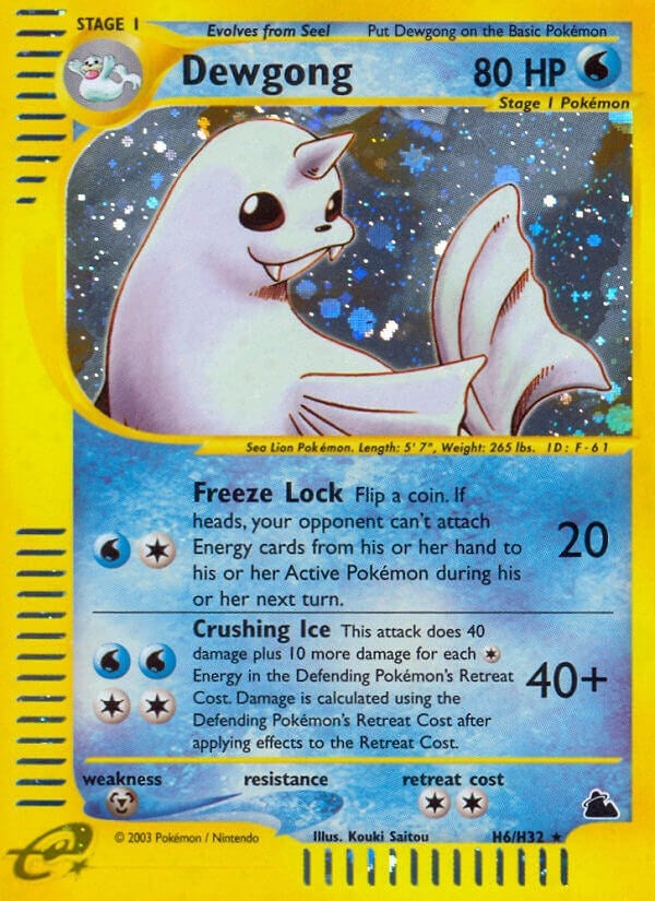Dewgong (H6) (H06/H32) (SK)