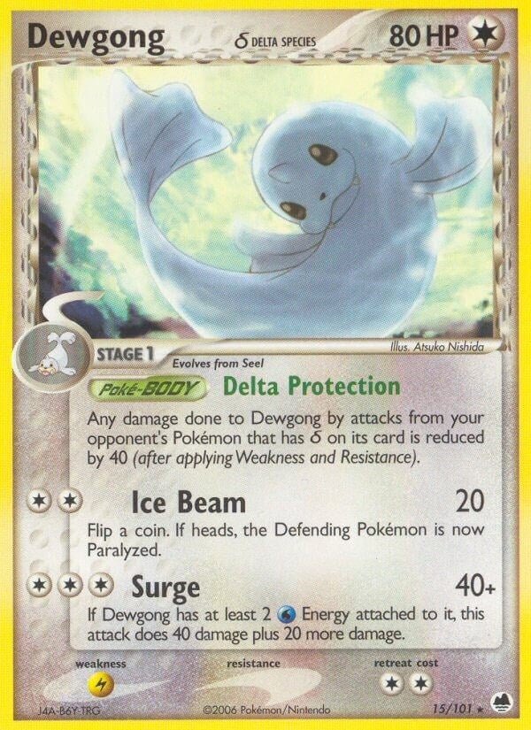 Dewgong (Delta Species) (15/101) (DF)