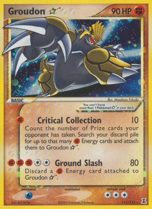 Groudon Star (111/113) (DS)