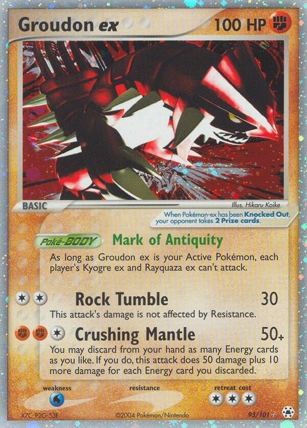 Groudon ex (93/101) (HL)