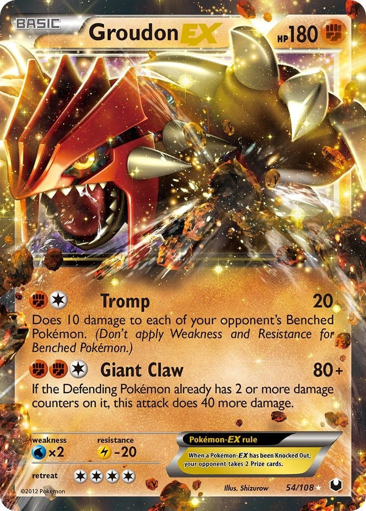 Groudon EX (54/108) (DEX)