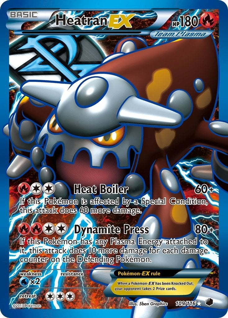 Heatran EX (Team Plasma) (Full Art) (109/116) (PLF)