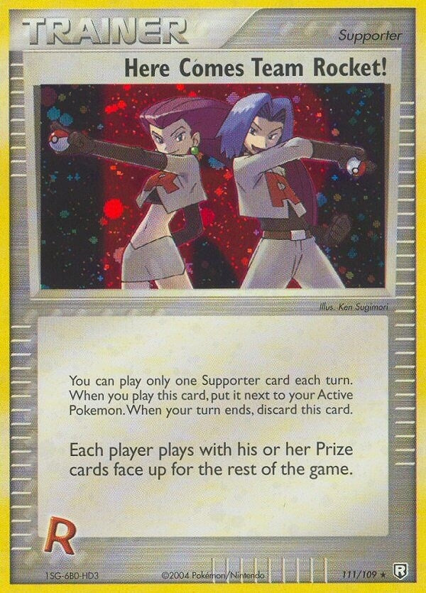 Here Comes Team Rocket! (111/109) (RR)