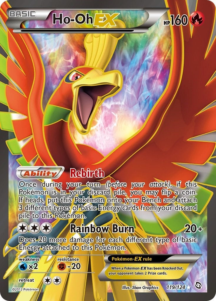 Ho-Oh Ex (119 Full Art) (119/124) (DRX)