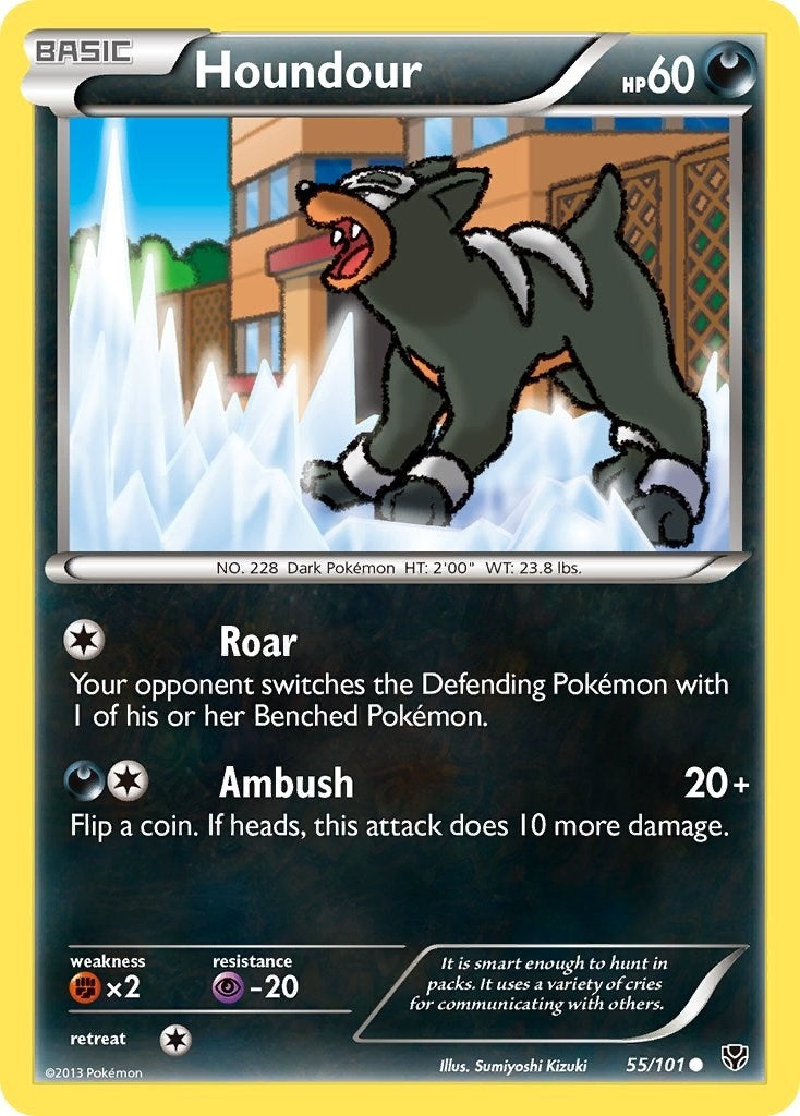 Houndour (55/101) (PLB)