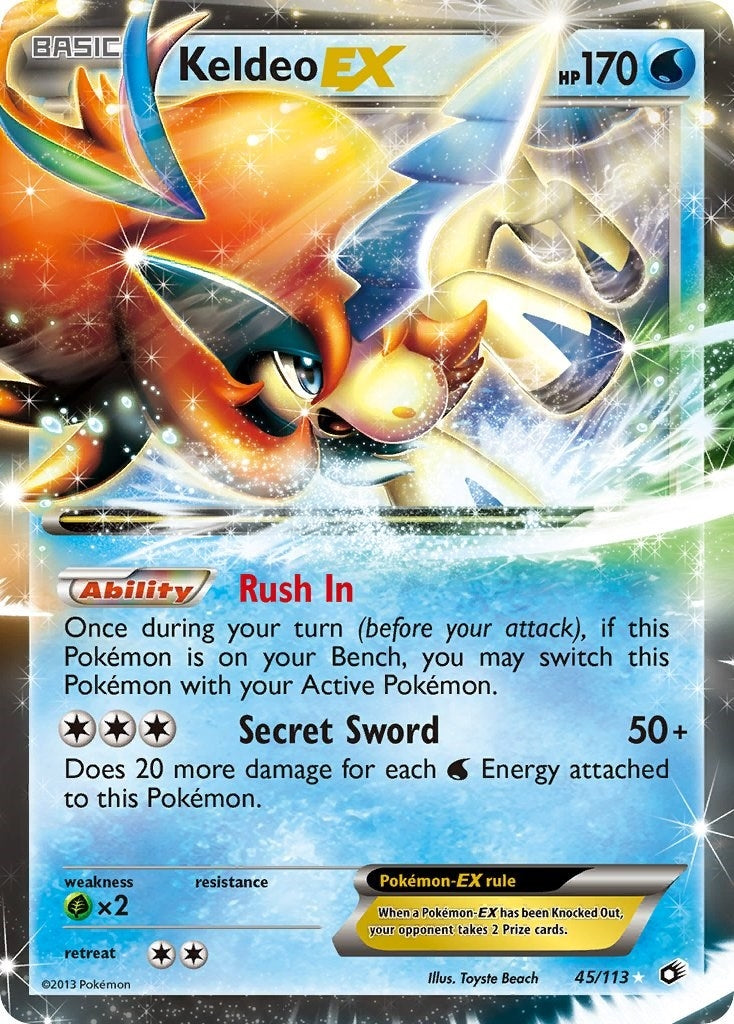 Keldeo EX (45/113) (LTR)