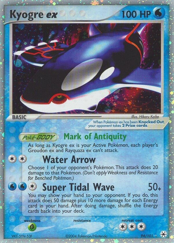 Kyogre ex (94/101) (HL)