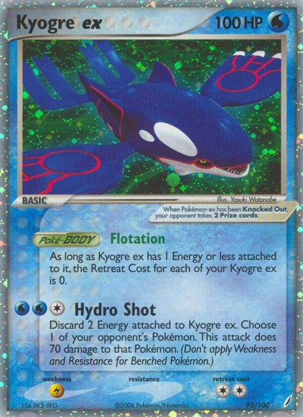 Kyogre ex (95/100) (CG)