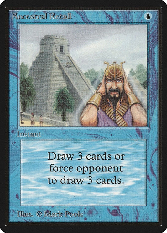 Image for Ancestral Recall (LEB) - Magic: The Gathering