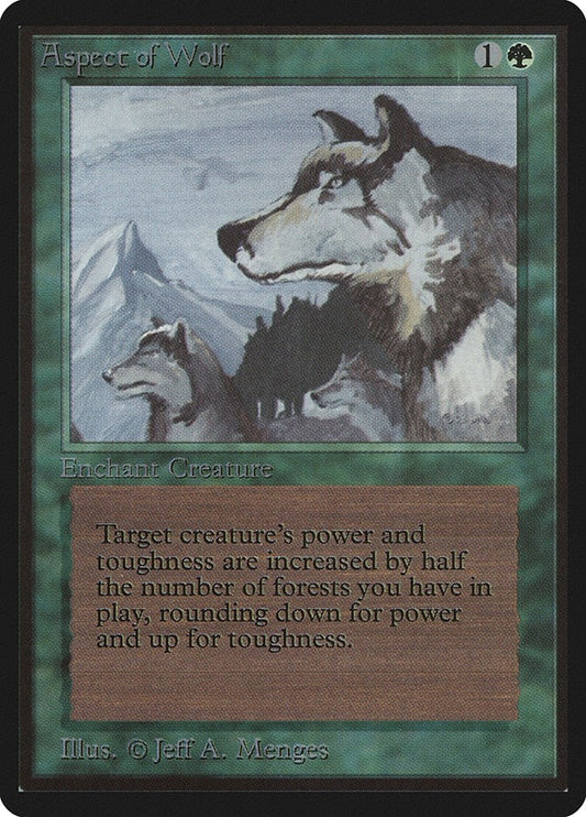 Image for Aspect of Wolf (LEB) - Magic: The Gathering