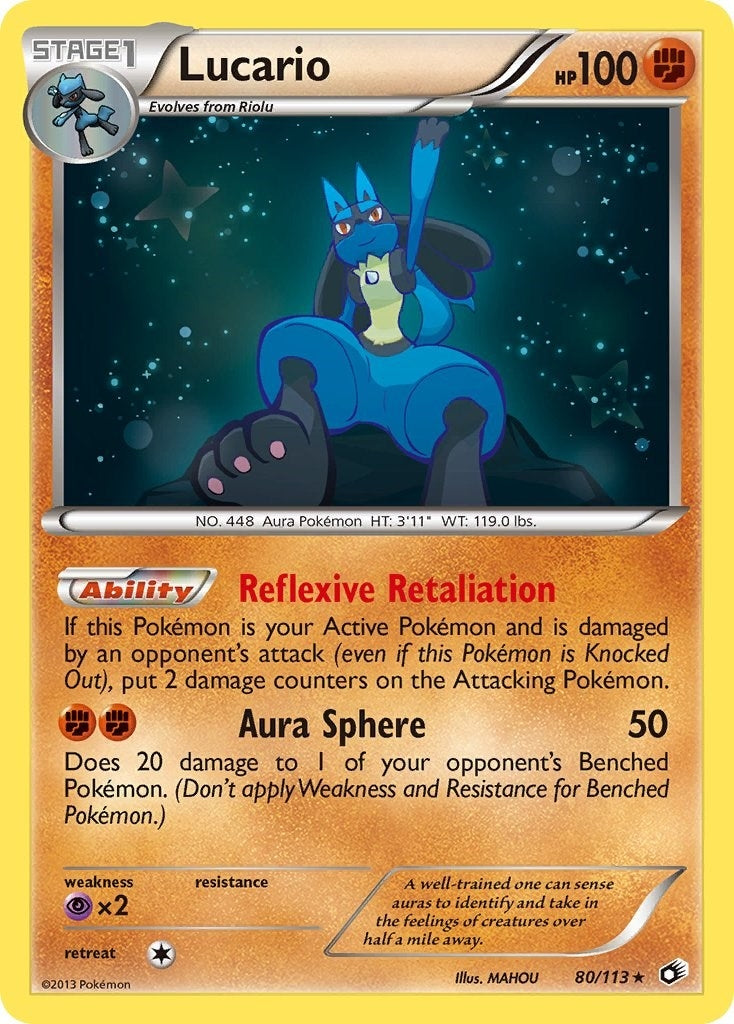 Lucario (80/113) (LTR)