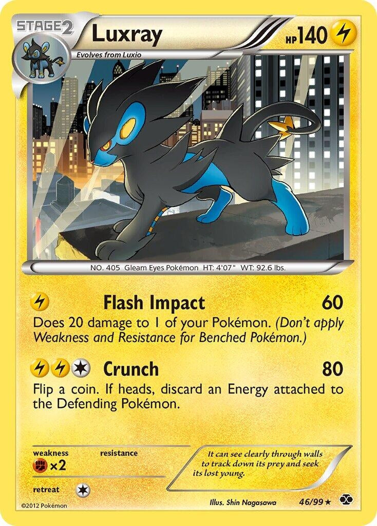 Luxray - 46/99 (Non-Holo) (046/099) (PR)