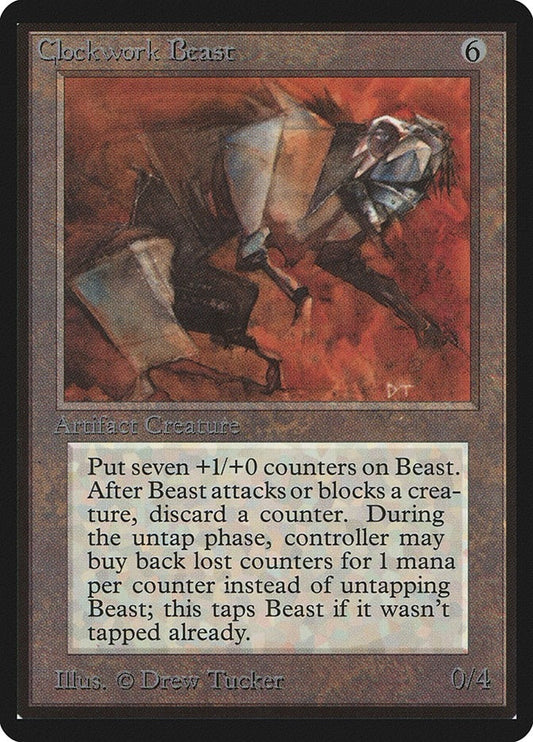 Image for Clockwork Beast (LEB) - Magic: The Gathering