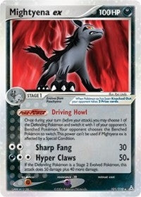 Mightyena ex (101/110) (HP)