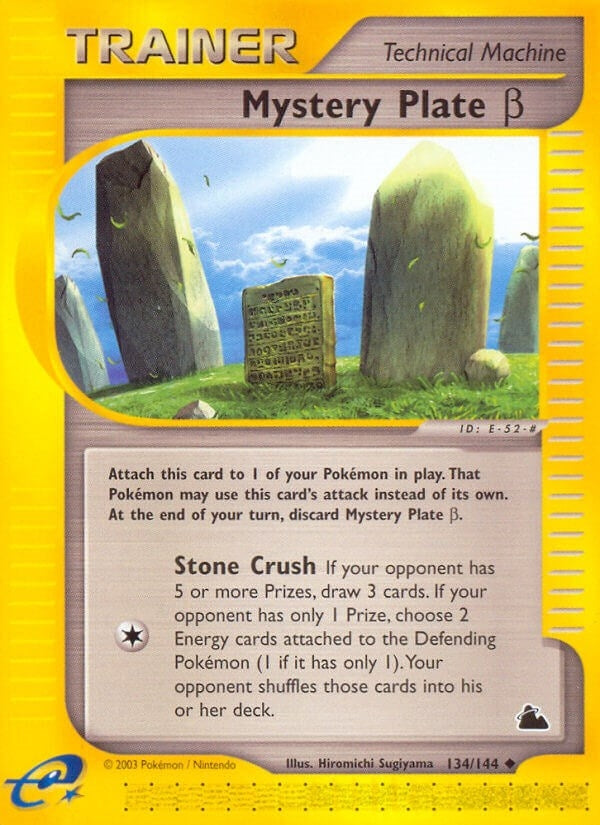 Mystery Plate Beta (134/144) (SK)