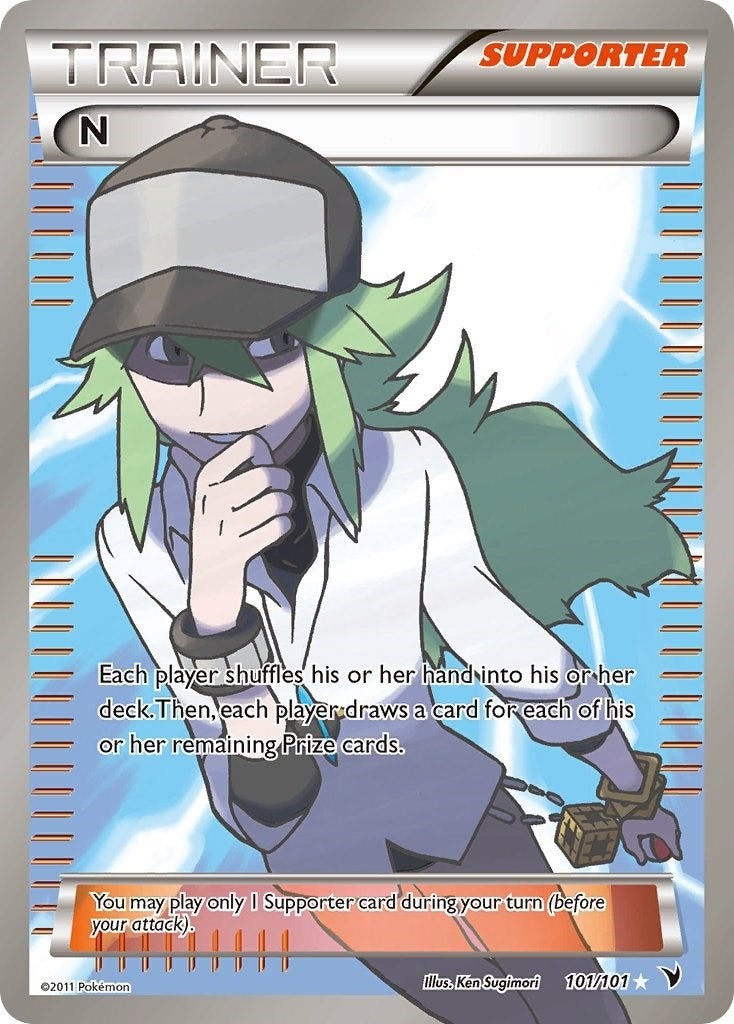 N (Supporter) (Full Art) (101/101) (NVI)