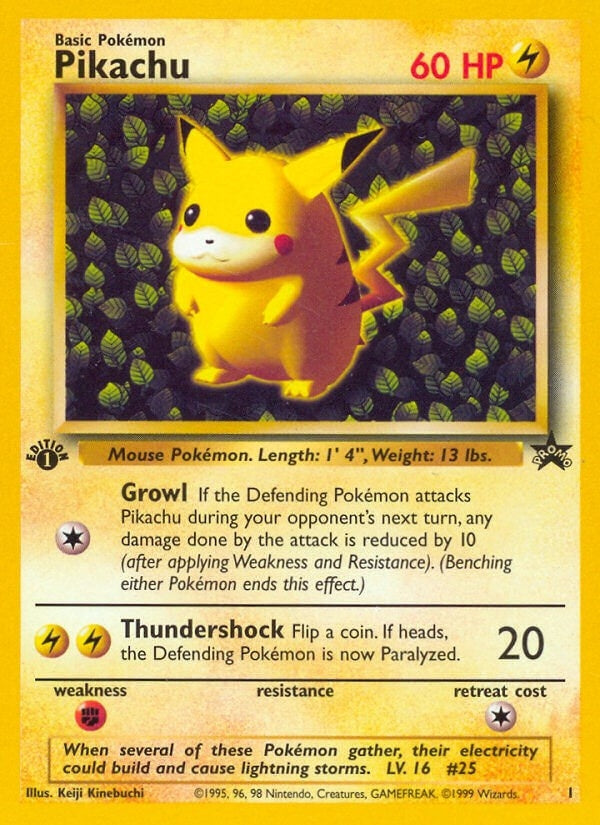 Pikachu (1) (Misprint) (01/53) (PR)