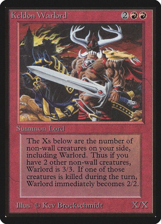 Image for Keldon Warlord (LEB) - Magic: The Gathering