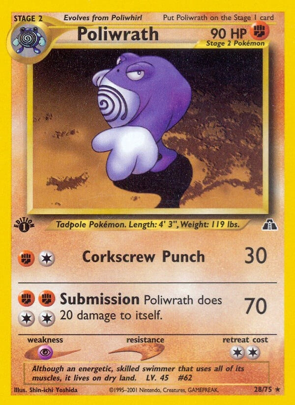 Poliwrath (28) (28/75) (N2)
