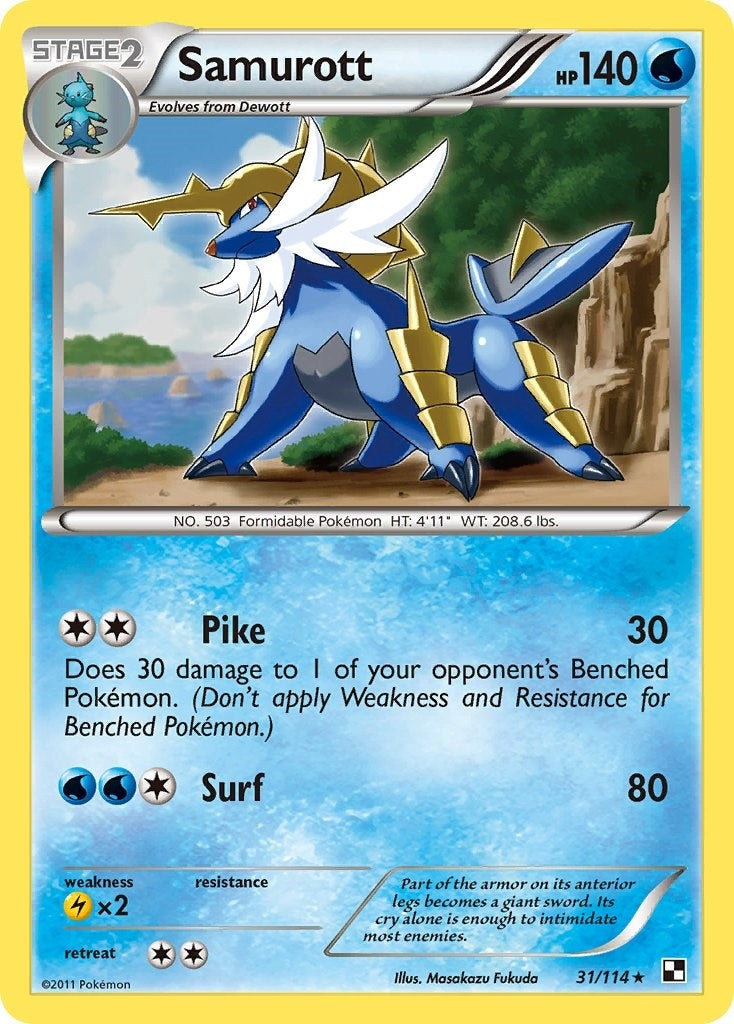 Samurott (31) (31/114) (BLW)